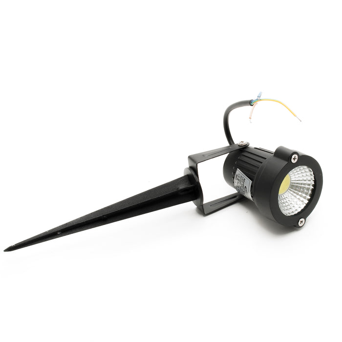 Faro faretto LED picchetto giardino COB 5W segnapassi lampada orientabile IP65 LUCE 3000K