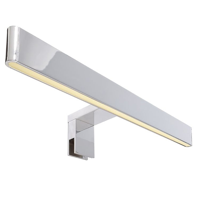 Applique cromato lampada 12V IP44 filo specchio luce bagno 66 LED 12W 3000K 51cm COLOR ARGENTO