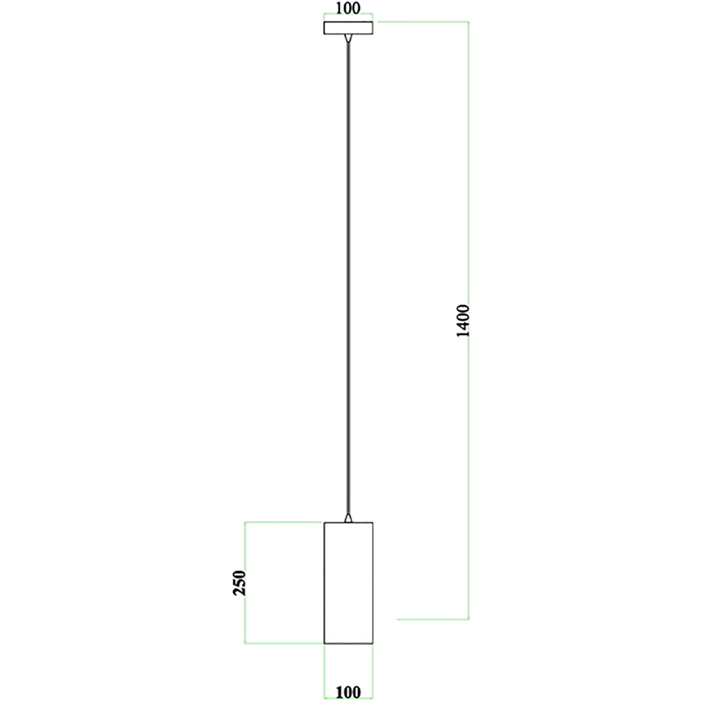 Lampadario moderno E27 pendente cilindro LED luce tavolo soggiorno bar 230V COLORE NERO