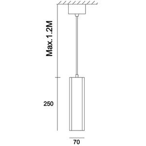 Pendente moderno LED lampada sospensione grigio GU10 luci tavolo pub bar 230V