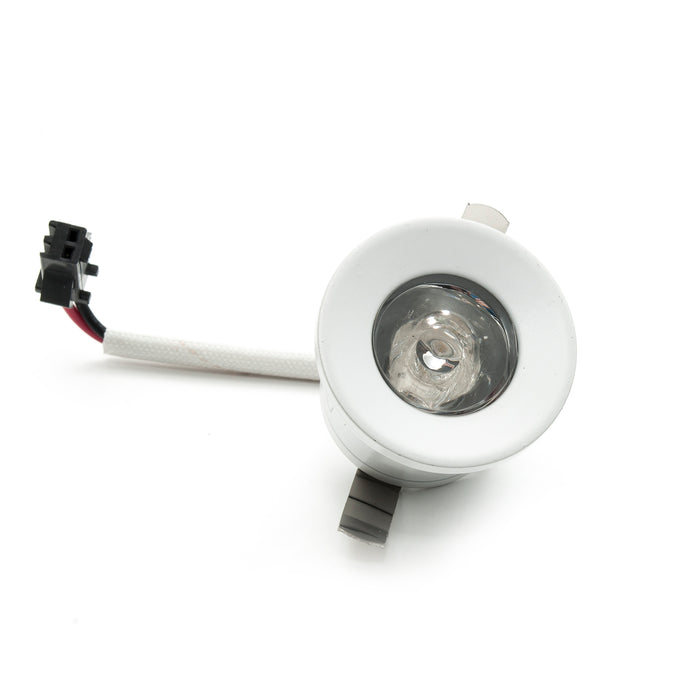 Faretto mini LED spot incasso luce scale segnapassi 1W 220V IP20 foro 25 30mm COLORE BIANCO LUCE BLU