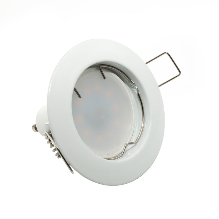 Faretto lampada LED 8W luce diffusa 150 gradi incasso tondo GU10 foro 6cm 220V COLORE BIANCO LUCE 4000K