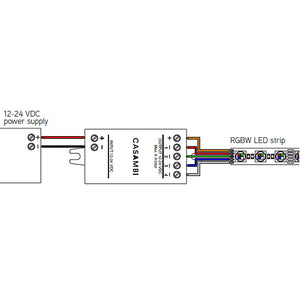 CASAMBI bluetooth controller CBU-PWM4 luci LED 1-4 ch dimmer 12-24V SMART HOME