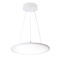 Lampadario LED 50W lampada pendente sospensione moderna dimmerabile diffusore trasparente luce ufficio 230V BIANCO 3000K