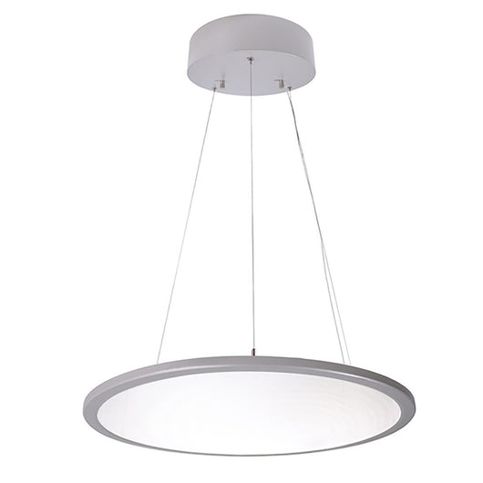 Lampadario LED 50W lampada pendente sospensione moderna dimmerabile diffusore trasparente luce ufficio 230V GRIGIO 3000K