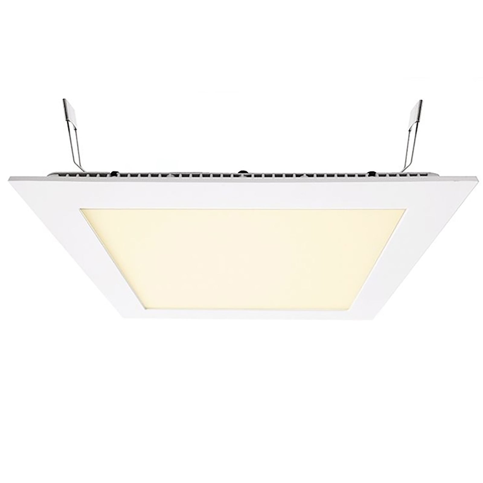 Faretto incasso pannello LED 24W ultra slim luce diffusa ufficio foro 28cm 230V TONDO 6000K