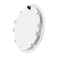 Faretto incasso pannello LED 24W ultra slim luce diffusa ufficio foro 28cm 230V TONDO 6000K