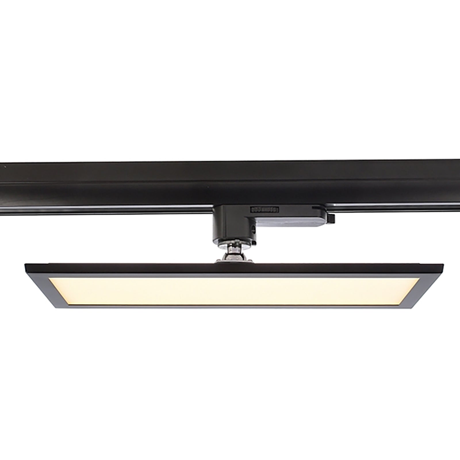 Faretto LED 20W track trifase pannello slim 3-Phasen luce orientabile 340 gradi negozio ufficio 230V NERO LUCE 4000K