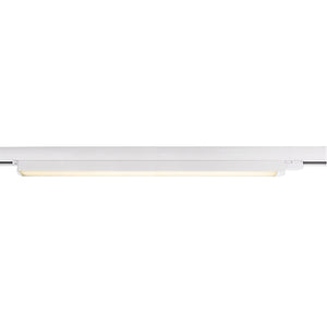 LINEAR 100 barra luminosa LED 30W faretto binario track trifase slim luce negozio ufficio 1mt 230V BIANCO 3000K