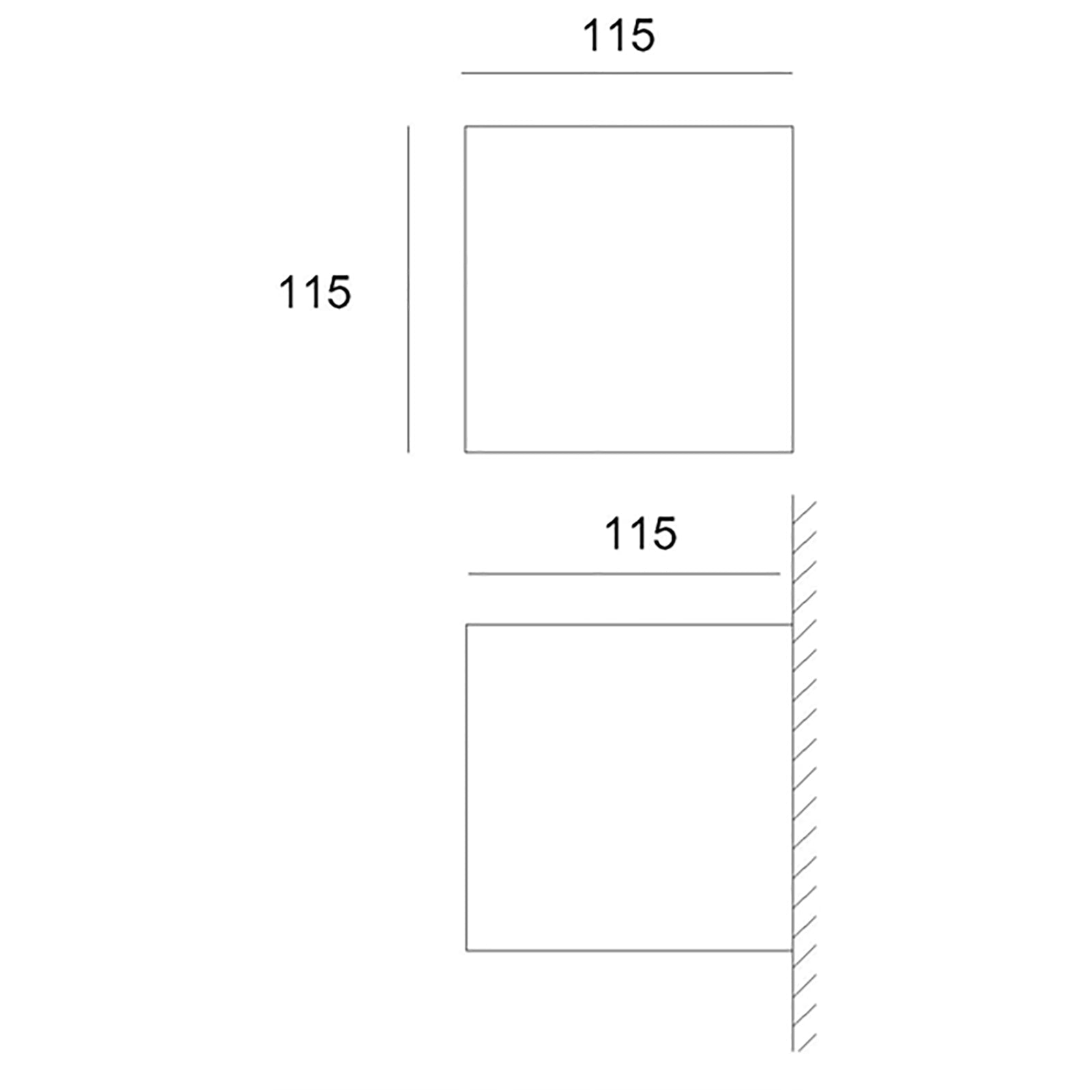 Applique parete G9 in cemento pietra lampada murale moderna doppio fascio luce camera letto ufficio ingresso corridoio 230V COLORE BIANCO 