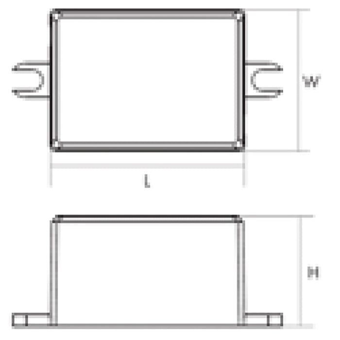 Alimentatore mini 4W 12V 330mA trasformatore compatto per LED da esterni IP65