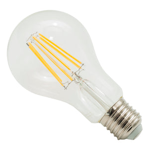 Lampadina LED E27 globo pera vetro 12W lampada filamento vintage 1500lm luce diffusa LUCE CALDA 3000K