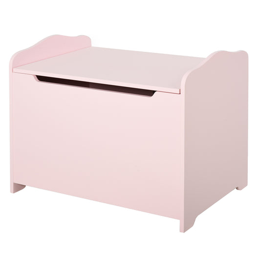 Cassapanca Baule Portagiochi 60x40x48 cm in MDF Rosa