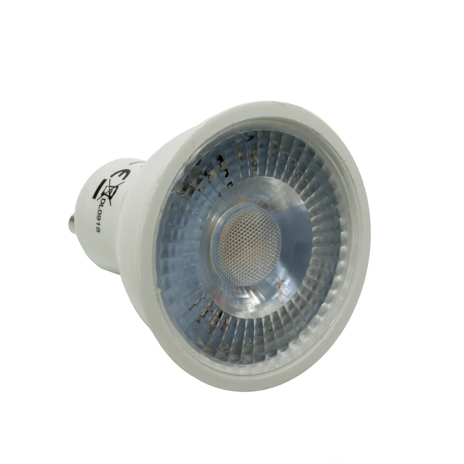 Faretto orientabile quadrato silver incasso soffitto 8cm LED 5W GU10 luce spot 3000K