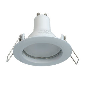 Faretto lampada LED 8W luce diffusa 150 gradi incasso tondo GU10 foro 6cm 220V COLORE BIANCO LUCE 6000K