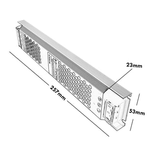 Alimentatore slim 200W trasformatore da 230V a 12V videosorveglianza LED 16.7A strisce led