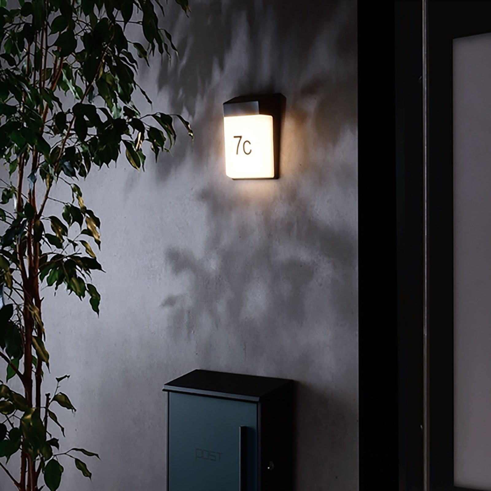 Gianfar applique LED 13W lampada esterni IP54 luce parete muro balcone ingresso set numeri e lettere per civico 230V