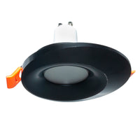 Faretto nero lampada LED 8W GU10 incasso 65mm luci soffitto negozio cucina 230V LUCE 6000K