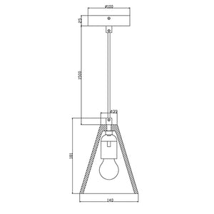 Pendente piramide cemento lampada LED attacco E27 lampadario pietra luce tavolo cucina pizzeria bar 230V COLORE GRIGIO