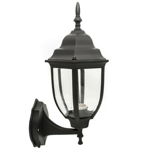 Applique parete lanterna LED muro New York luce giardino lampada E27 230V COLORE NERO