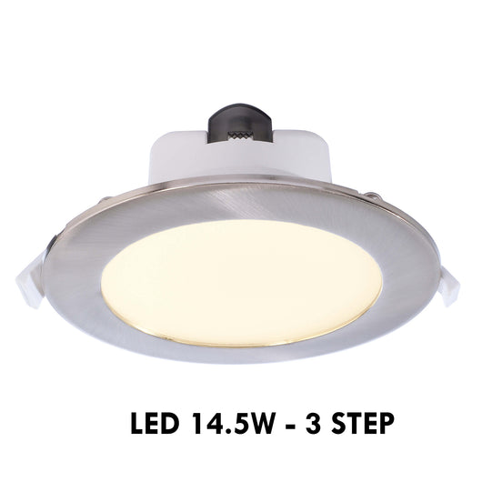 Faretto pannello incasso 12cm 3 step LED 15W 3 in 1 luci soffitto ingresso 230V