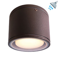 Faretto soffitto box doccia bagno turco sauna lampada parete LED lampada GX53 6W 230V TONDO NERO