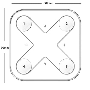 Pannello parete bluetooth controller dimmer controllo luci LED CASAMBI XPRESS BIANCO