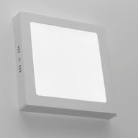 Plafoniera LED soffitto lampada parete muro 25W resa 250W luce interni 230V QUADRATA LUCE NATURALE 4000K