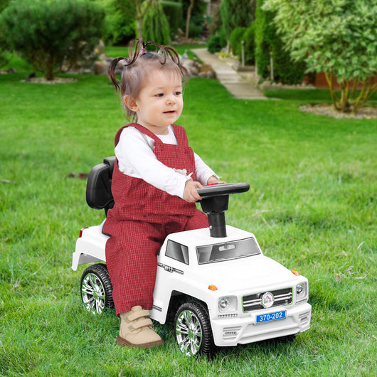 Auto Macchina Cavalcabile per Bambini Fuoristrada Bianca