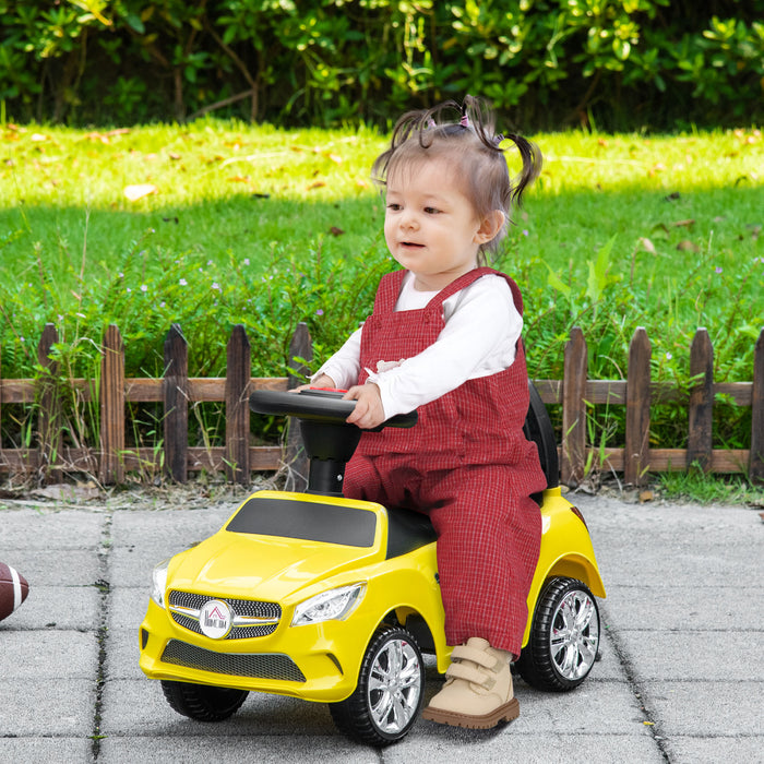 Auto Macchina Cavalcabile per Bambini Gialla