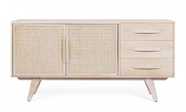 Credenza 2 Ante 3 Cassetti 155x40x80h cm Sahana