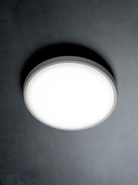 Plafoniera Tonda a LED da Interno 28W 3000K Grigia