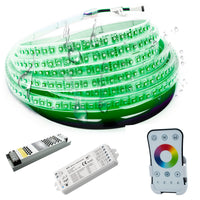 KIT cromoterapia striscia LED IP67 90W 24V RGB multicolore RF doccia WiFi telecomando e controllo vocale Alexa Google