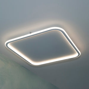 Plafoniera quadrata LED 50W luce indiretta lampada soffitto bagno cucina 4000lm 230V 50cm LUCE 3000K