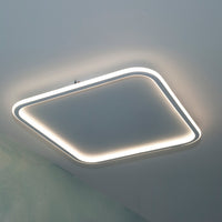 Plafoniera quadrata LED 50W luce indiretta lampada soffitto bagno cucina 4000lm 230V 50cm LUCE 4000K