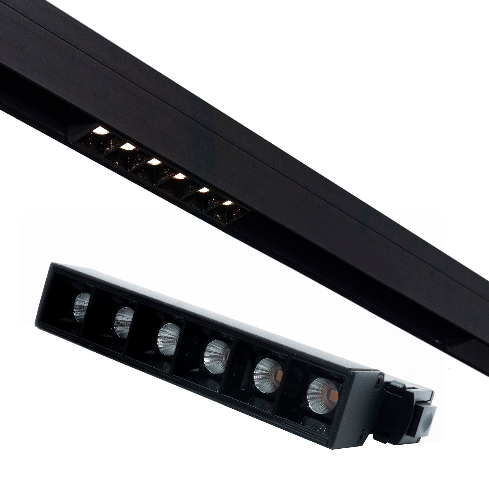 Faretto track barra LED 6W binario magnetico luce spot Dimmerabile CCT 3000K 4000K 6400K interni negozio ufficio 48V