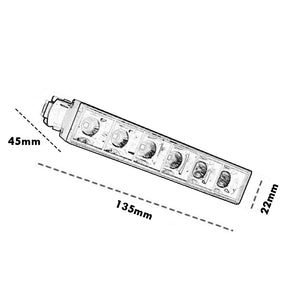 Faretto track barra LED 6W binario magnetico luce spot Dimmerabile CCT 3000K 4000K 6400K interni negozio ufficio 48V