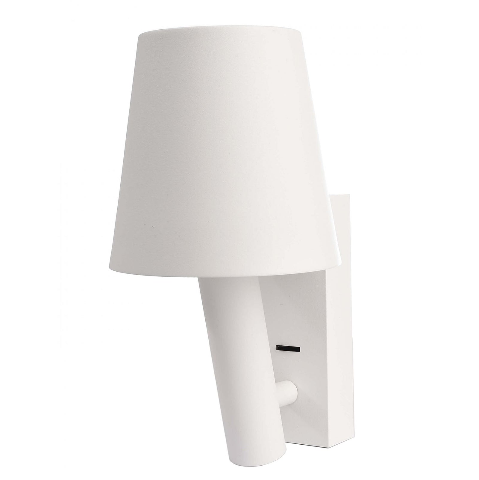 Applique LED 4W luce indiretta lampada lettura flessibile parete muro lume camera letto hotel albergo 230V ALWA BIANCO