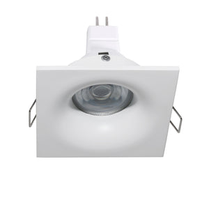 Faretto LED 7W incasso 7cm luci soffitto box doccia bagno turco GU5.3 alimentatore 12V IP65 QUADRATO LUCE 4000K