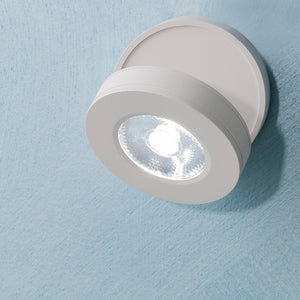 Lampada LED spot 7W applique modernoparete faretto luce soffitto orientabile vetrine negozio RA>90 230V BIANCO 4000K