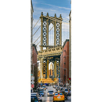 Decorazione per Porta Autoadesiva Facile da Applicare 210x83 cm Door Cover Brooklyn