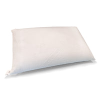 Qualydorm Cuscino cervicale in Memory Foam Forato Ortopedico Federa NON Sfoderabile Anti Batterica Saponetta 40x70 H15