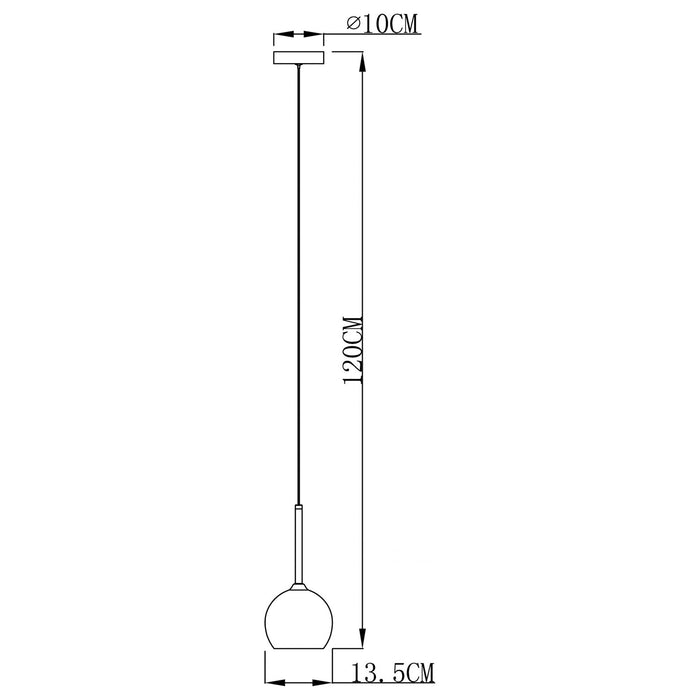 Lampadario pendente LED G9 vetro cromato lampada sospensione moderna luce cucina soggiorno 230V