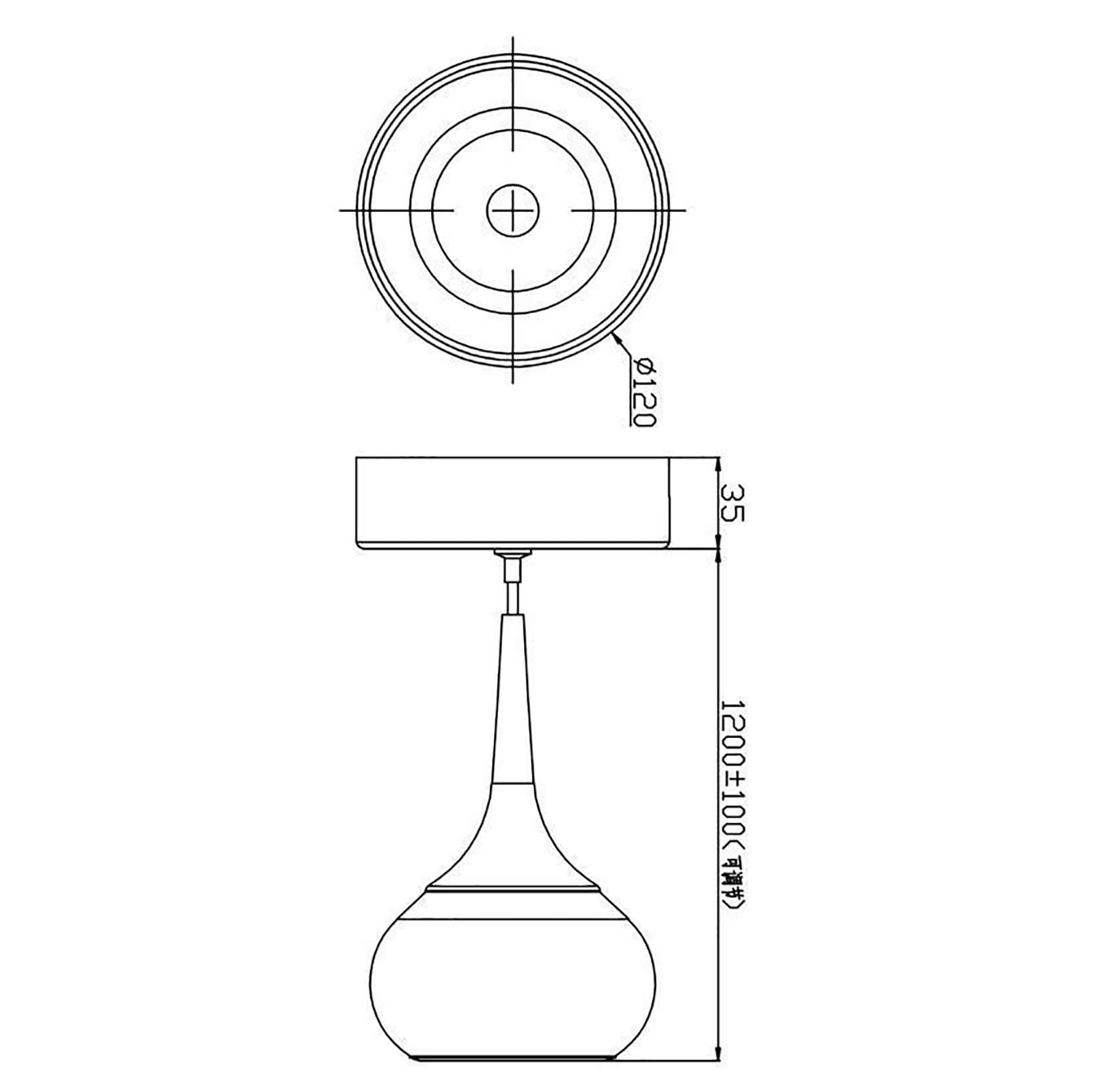 Lampada pendente vetro LED 5W 3000K lampadario sospensione luce tavoli bar pizzeria 230V