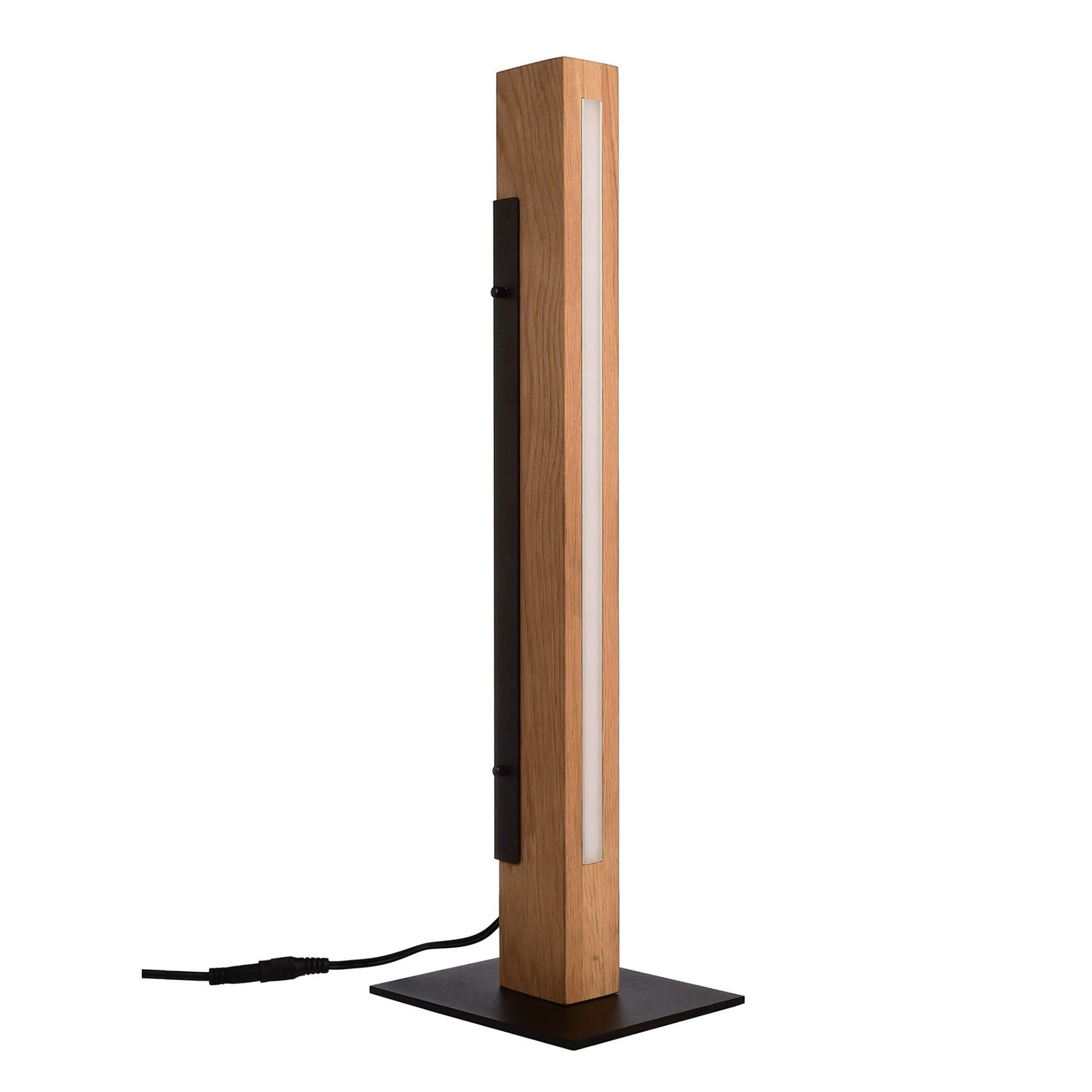 Lampada da tavolo LED 7W dimmerabile legno quercia luce scrivania ufficio studio 230V MADERA