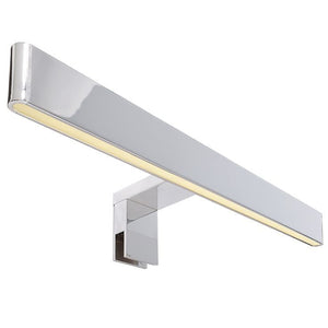 Applique specchio lampada luce LED 8W 12V silver cromata illuminazione bagno specchiera IP44 COLOR ARGENTO