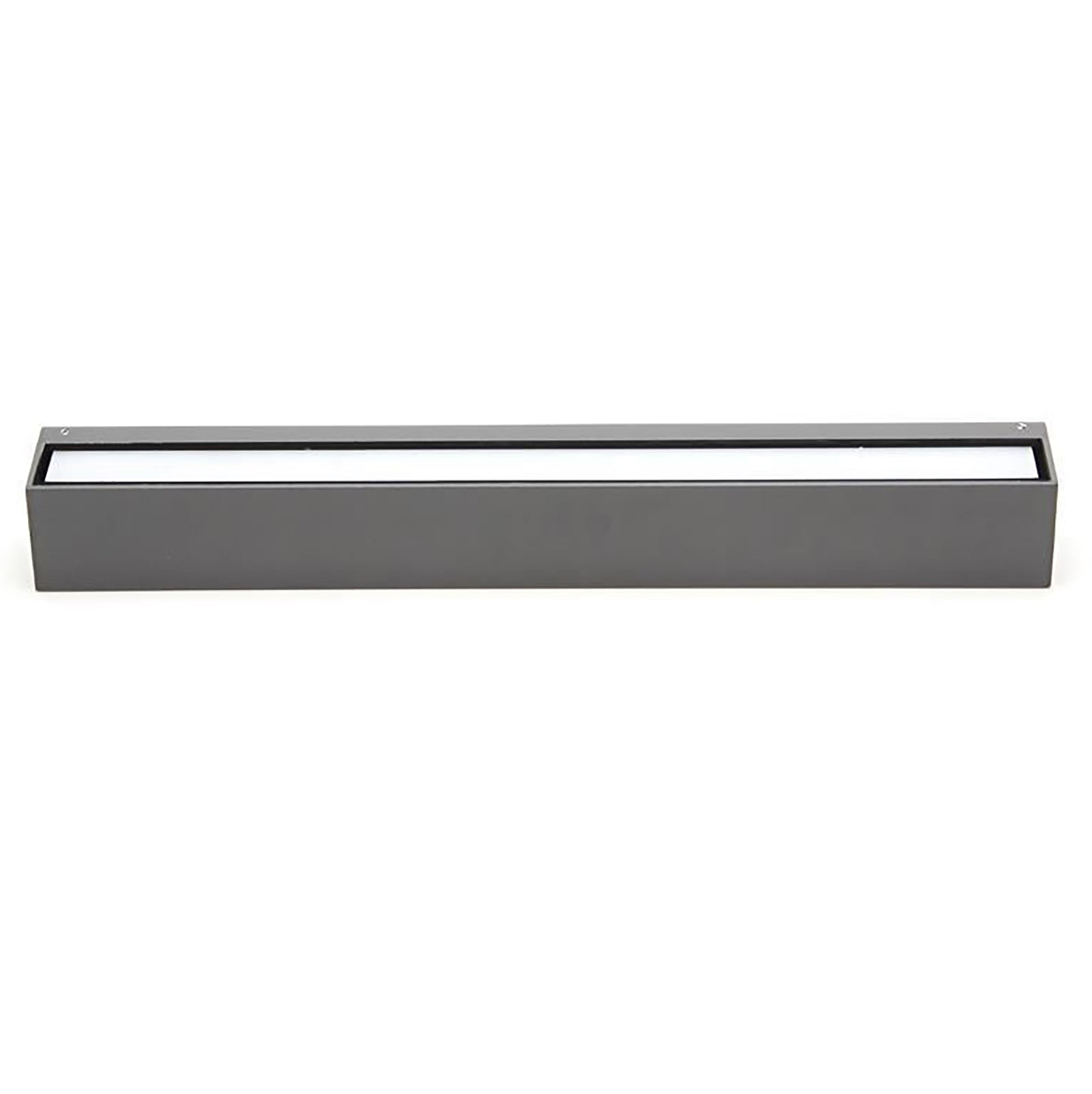 LINEAR Applique LED 14W rettangolare lineare singolo fascio luce parete esterni IP65 ingresso giardino 230V 50cm SINGOLO