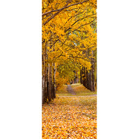 Decorazione per Porta Autoadesiva Facile da Applicare 210x83 cm Door Cover Autumn Trees