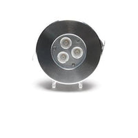 Faretto LED 5W FLAT spot 20 gradi calpestabile segnapassi IP67 incasso foro 10cm pavimento luce giardino 230V LUCE 6000K