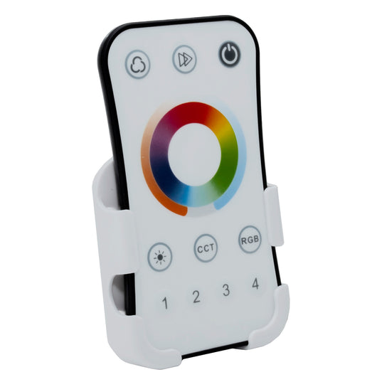 Telecomando TOUCH RF 2.4GHz luci LED strisce lampade RGB multicolore CCT da 2700K a 6500K  4 zone 4 scenari